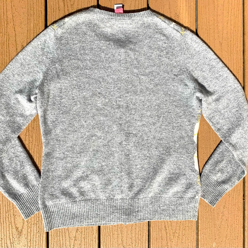 TWEEDS 2 PLY 100% CASHMERE WOMENS CARDIGAN SWEATER SIZE LARGE - Picture 3 of 5